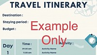 Sample Itineraries